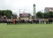 Menjelang libur Lebaran 1446 H, Polres Lubuk Linggau melaksanakan apel gelar pasukan Operasi