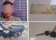 , Pelaku Pencurian Kendaraan bermotor diamankan Polsek Muara Padang