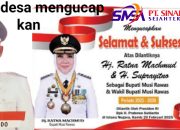 Selamat atas terpili nya bupati & wakil bupati musirawas