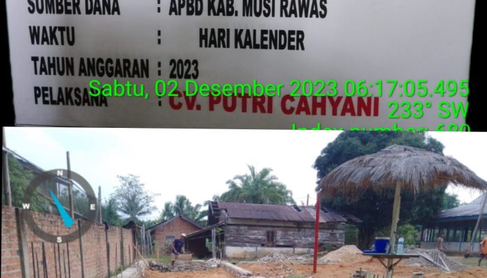 Pembangunan balai desa tri mukti  SP3 Di Duga  kuat ada nya korufsi tahun 2023