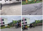 Kondisi Memprihatinkan! Jembatan Gasing Banyuasin Berlubang, Pengguna Jalan Terancam!!