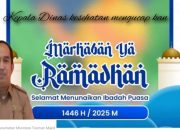 Kepala Dinas kesehatan Muratara dan jajaran nya mengucap kan