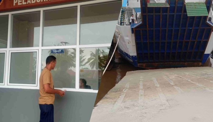 Kapal Resmi Hanya Sekali Jalan, Warga Nekat Naik Jukung Tanpa Pelampung di Tengah Padatnya Arus Balik Lebaran