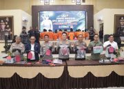 Operasi Sikat I Musi Berbuah Manis: 90% Kasus Tindak Pidana Maret-April Tuntas, Polres Banyuasin Beberkan Bukti Senjata hingga Kendaraan Curian”