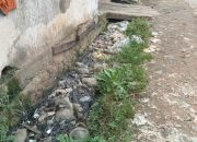 Sampah Penuhi Parit disepanjang Pasar Sukajadi Kec Talang Kelapa,Warga Pertanyakan Kinerja UPTD