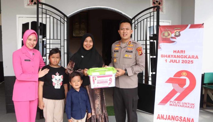 Kapolres Banyuasin Pimpin Anjangsana Ke Purnawirawan Polri Jelang HUT Bhayangkara Ke 79 Tahun 2025