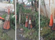 Aset Negara Berserakan di Pinggir Jalan Palembang-Betung, Banyuasin