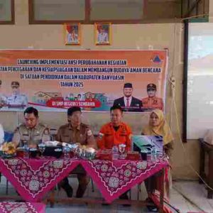BPBD Banyuasin Gelar Sosialisasi Budaya Aman Bencana di Sekolah, BPBD Tekankan Kesiapsiagaan