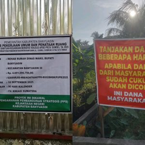 Aktivis Soroti Pembangunan Banyuasin: Rumah Dinas Rp5 Miliar vs Jalan Rusak, Sepriyadi Ingatkan Jangan Ada Ketimpangan!