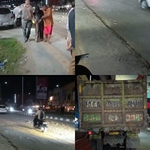 Dump Truk Tumpahkan Tanah Berlumpur di Palembang, Lima Pemotor Tergelincir: PT TGE Diduga Lepas Tanggung Jawab
