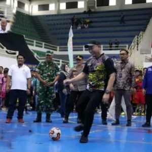 Wali Kota Lubuk Linggau Buka Festival Street Soccer Piala Wali Kota 2025