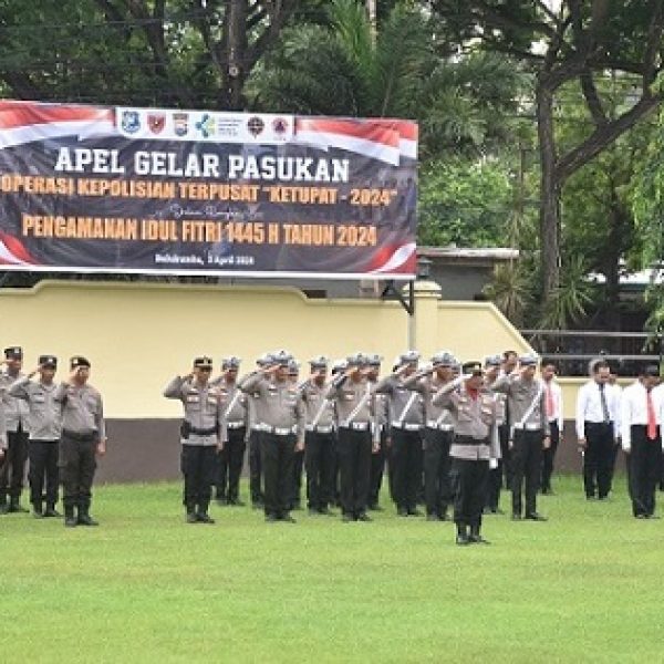 Polres Bulukumba Laksanakan Apel Gelar Pasukan Operasi Ketupat 2024