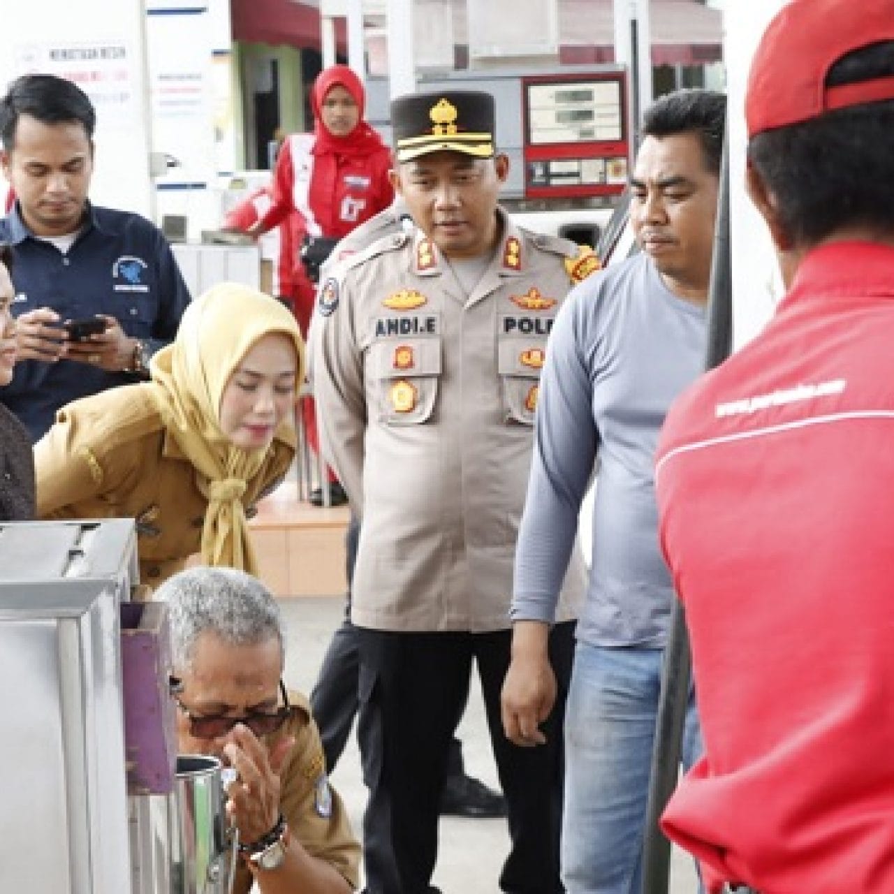 Jelang Lebaran, Kapolres Bulukumba Cek Ketersediaan BBM di Sejumlah SPBU di Bulukumba