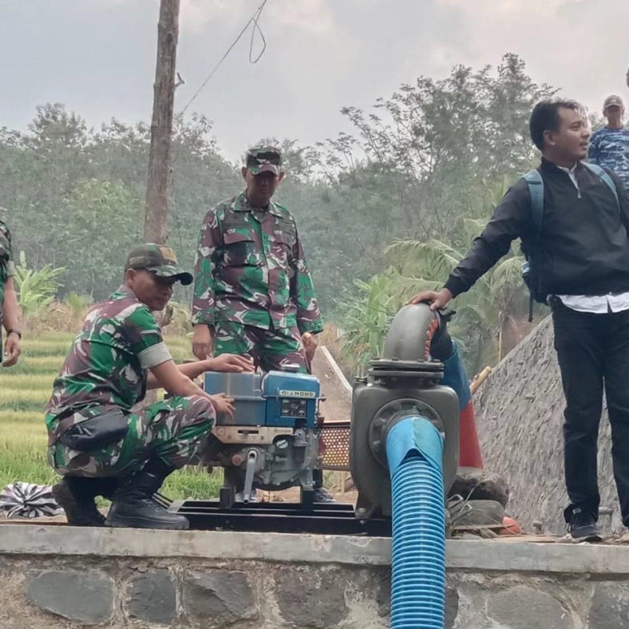 Dandim Boyolali Tinjau Program Pompanisasi di Wonosegoro