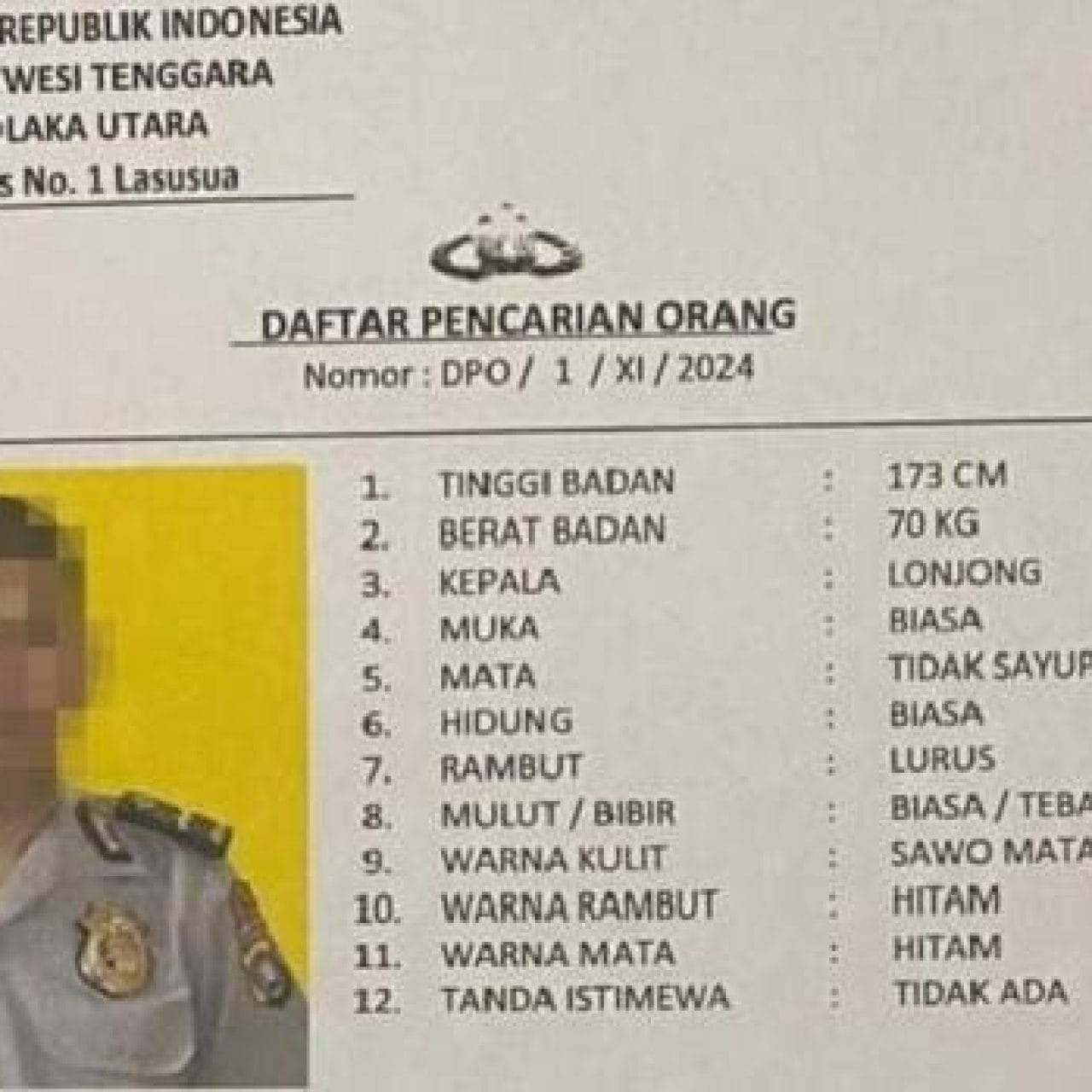 Berzinah dengan Istri Orang, Oknum Polisi di Kolut jadi Buronan Propam