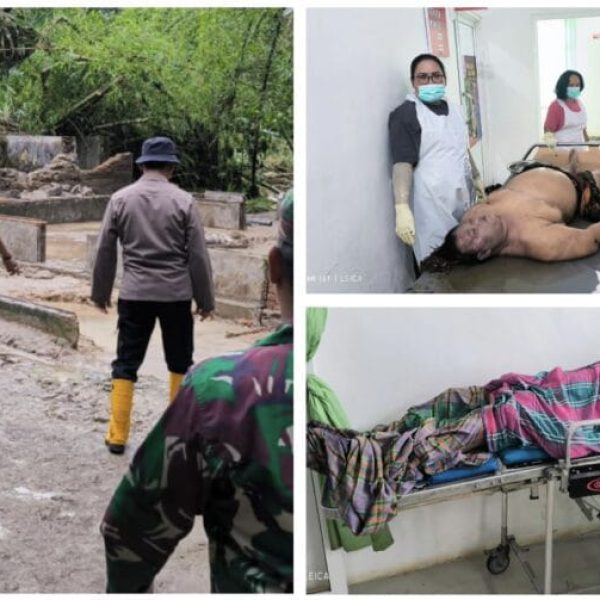 Tragedi Banjir Bandang di Simalungun, Polres Simalungun Bersinergi Evakuasi Dua Korban Meninggal