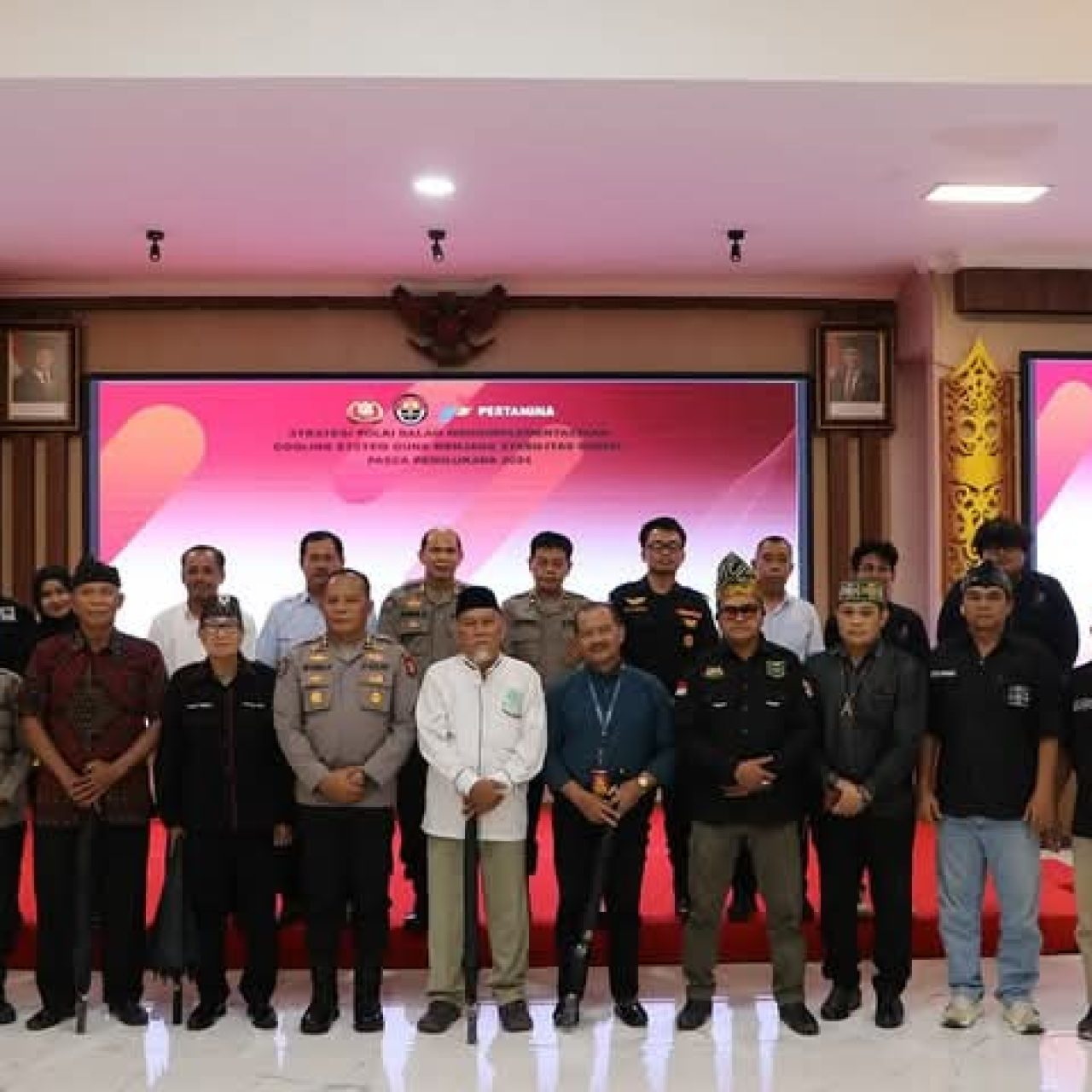 Polda Kaltim Hadiri Dialog Penguatan Internal dan Strategi Cooling System Pasca Pemilukada 2024 Secara Daring