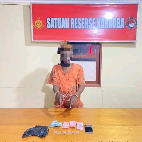 Satresnarkoba Polres Nabire Mengamankan Pelaku Tindak Pidana Narkotika Jenis Ganja
