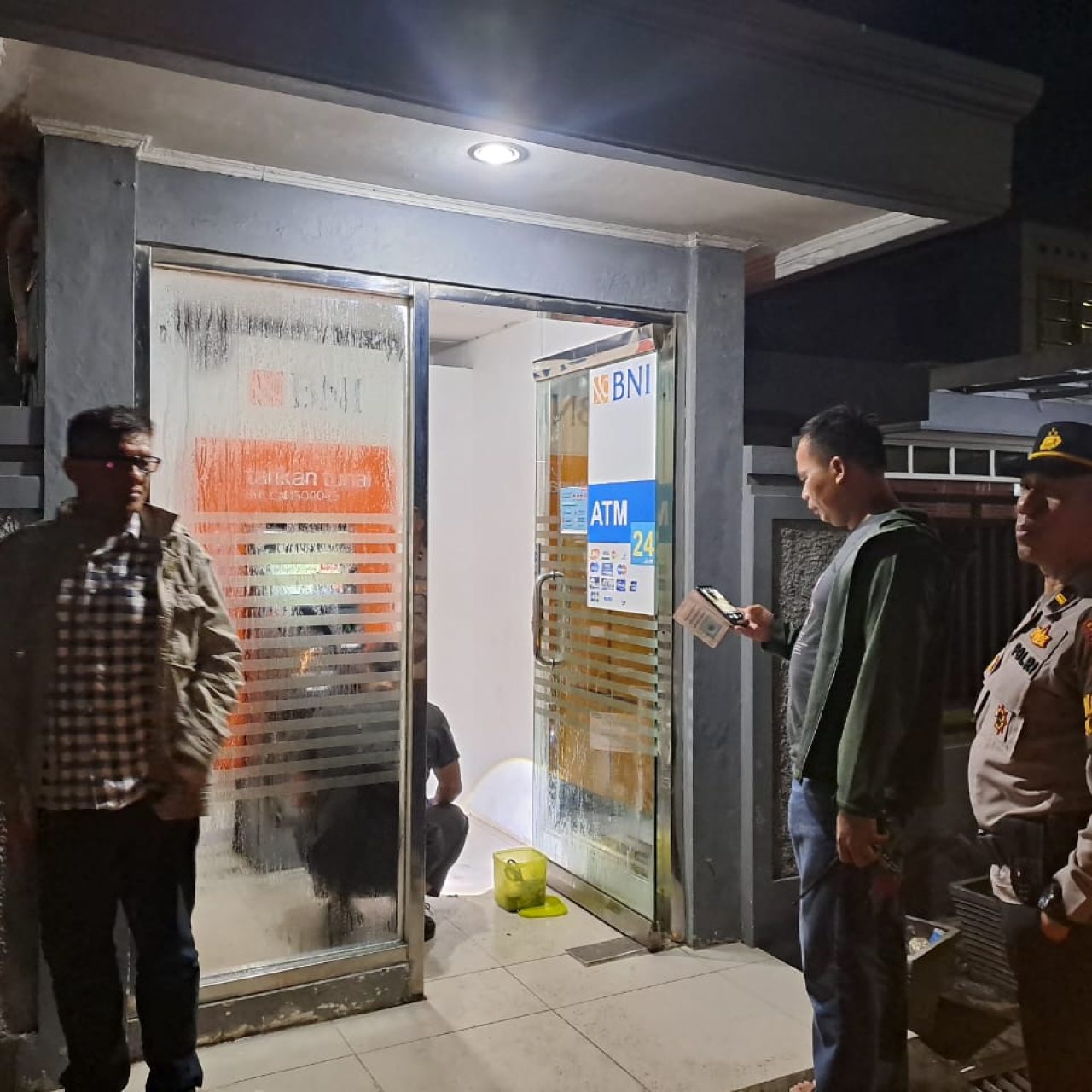POLRESTA BANDAR LAMPUNG GERAK CEPAT IDENTIFIKASI PELAKU PERCOBAAN PEMBOBOLAN ATM
