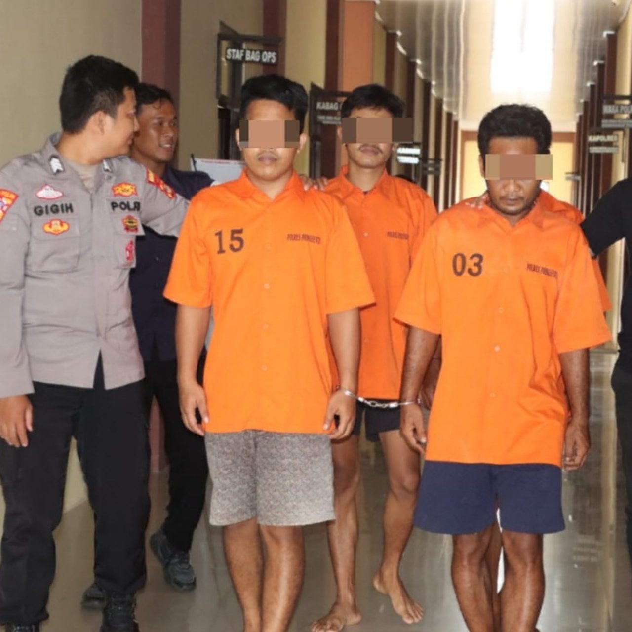 Terlibat Kasus Pencurian Motor dan Laporan Palsu, Aparat Pekon Di Pringsewu Ditangkap Polisi