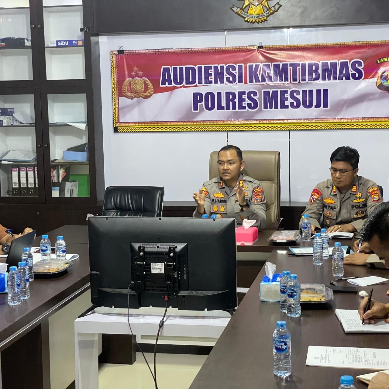 Pasca Pengrusakan PT Prima Alumga, Polres Gelar Patroli dan Rapat Bahas Keamanan