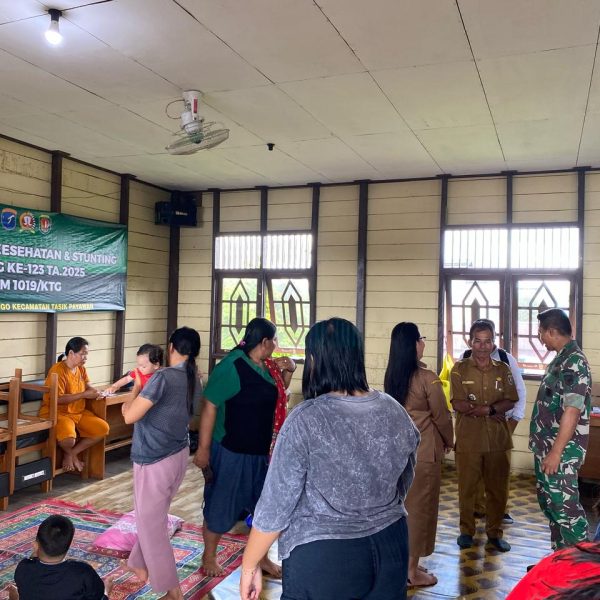 Guna Berikan Wawasan yang Luas Satgas TMMD Reguler Ke-123 Kodim 1019/Katingan, Gelar Sosialisasi KB kesehatan dan Cegah Stanting 
