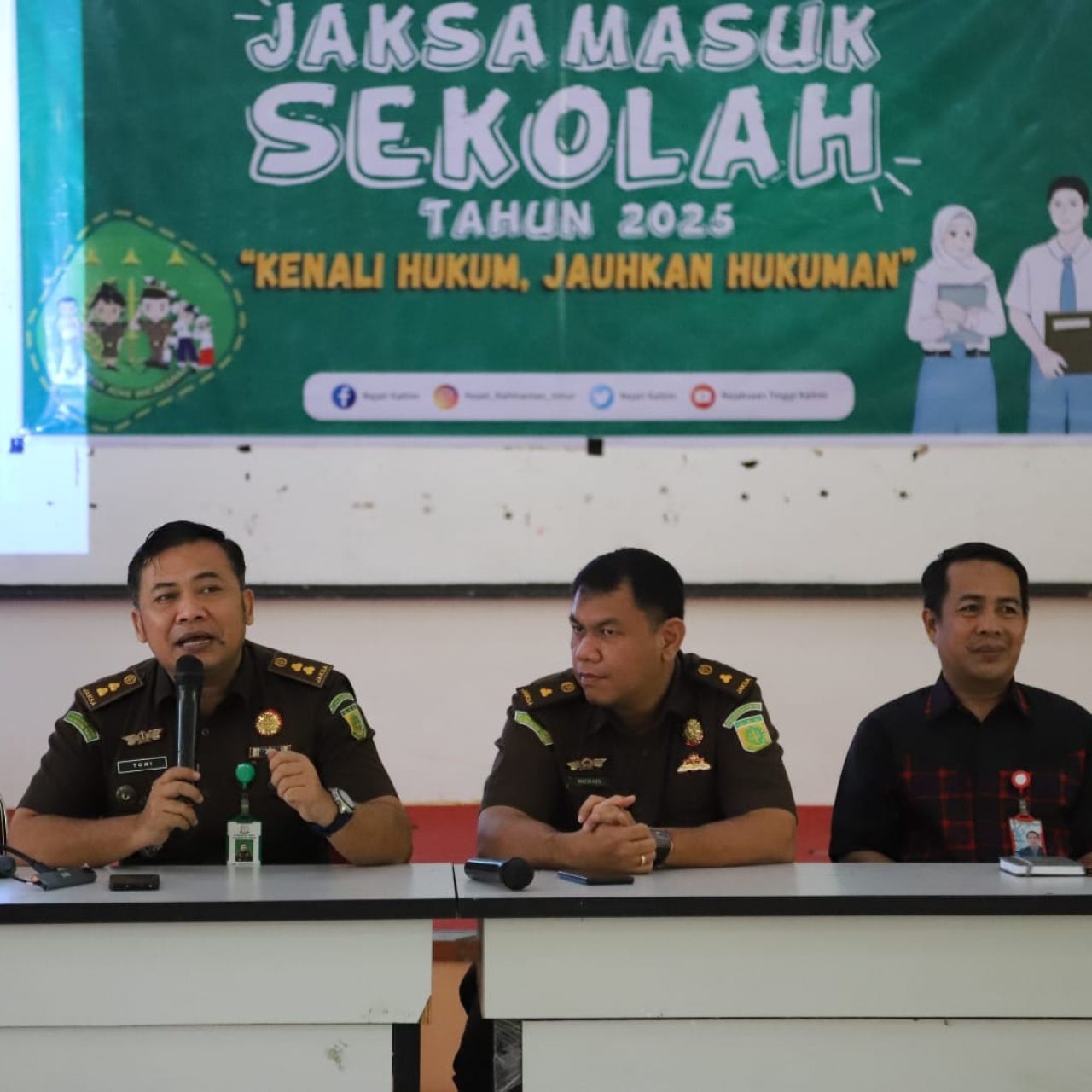 Kejati Kaltim Berikan Penyuluhan Hukum Di SMA Plus Melati Samarinda