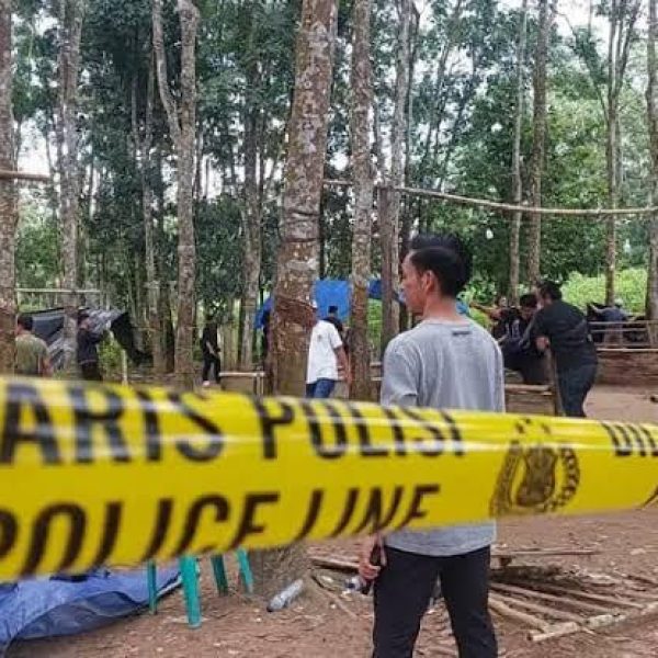Polri dan TNI Gelar Olah TKP Bersama di Lokasi Sabung Ayam Way Kanan