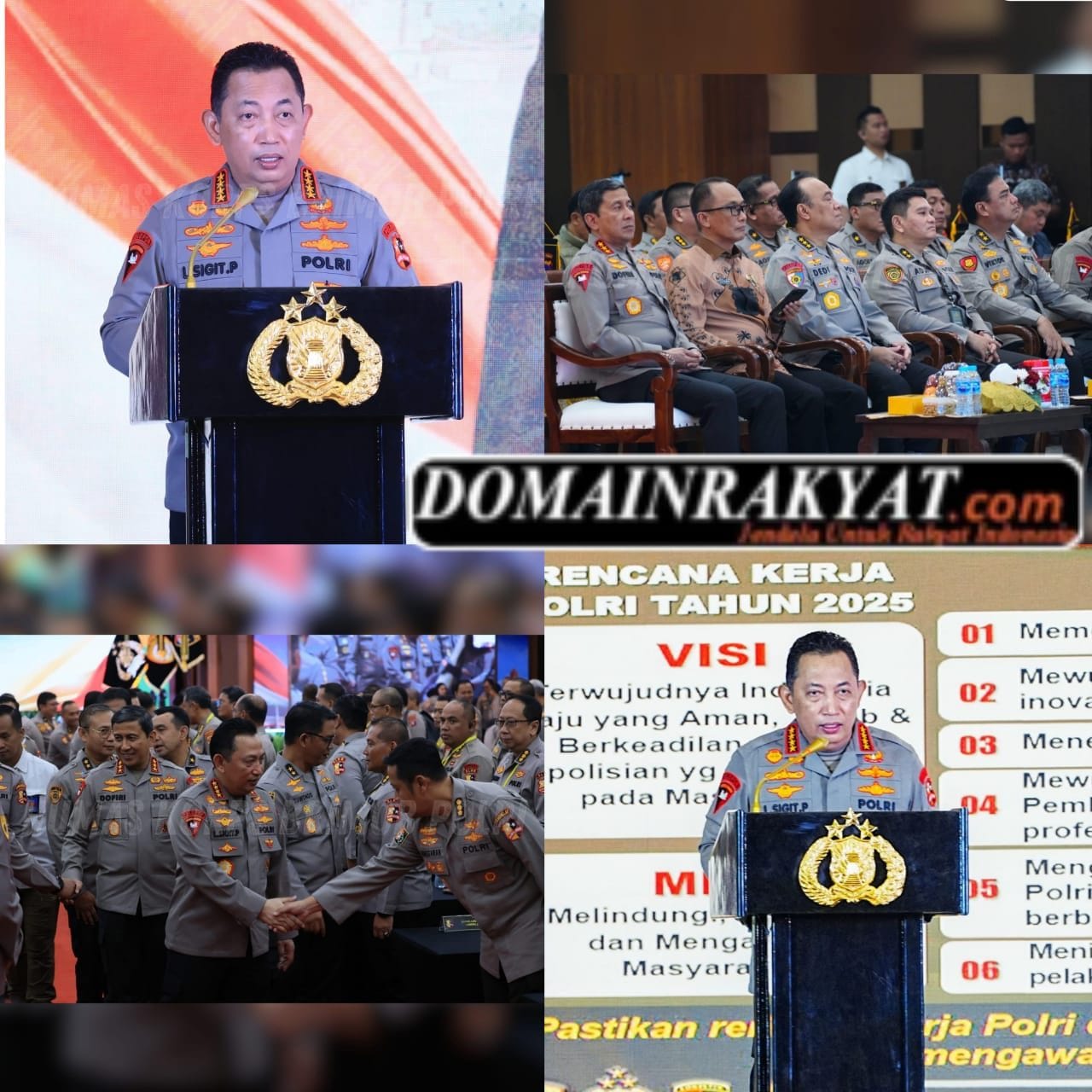 Wadankorbrimob Polri Hadiri Penutupan Rakernis Gabungan SSDM Polri Dan Slog Polri T.A. 2025