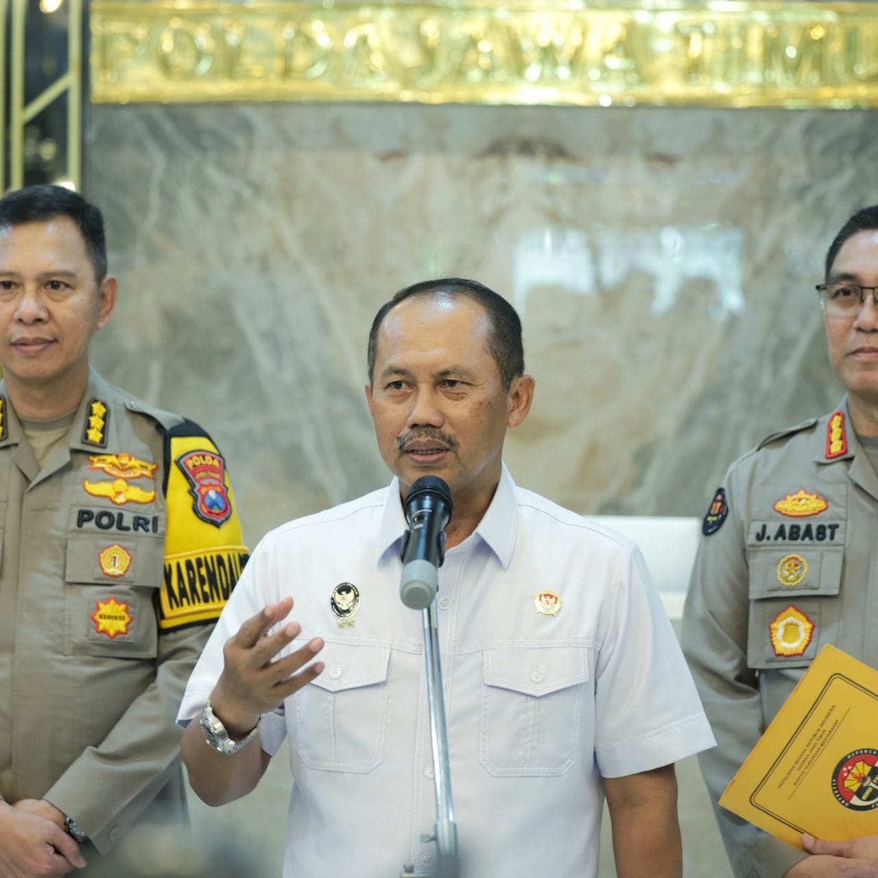 Deputi Kemenko Polhukam Apresiasi Satgas Terpadu Pemberantasan Premanisme yang Dibentuk Polda Jatim