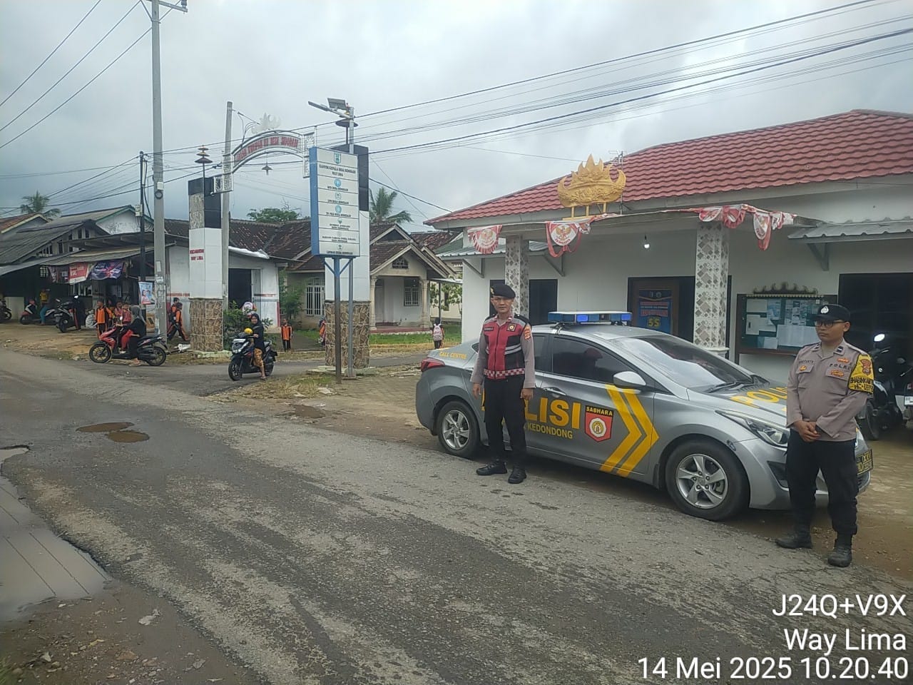 Polsek Kedondong perkuat keamanan