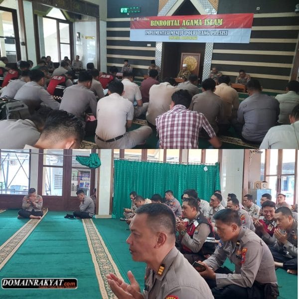 Polresta Banyuwangi Rutin Gelar Binrohtal, Bangun SDM Unggul dan Berkarakter
