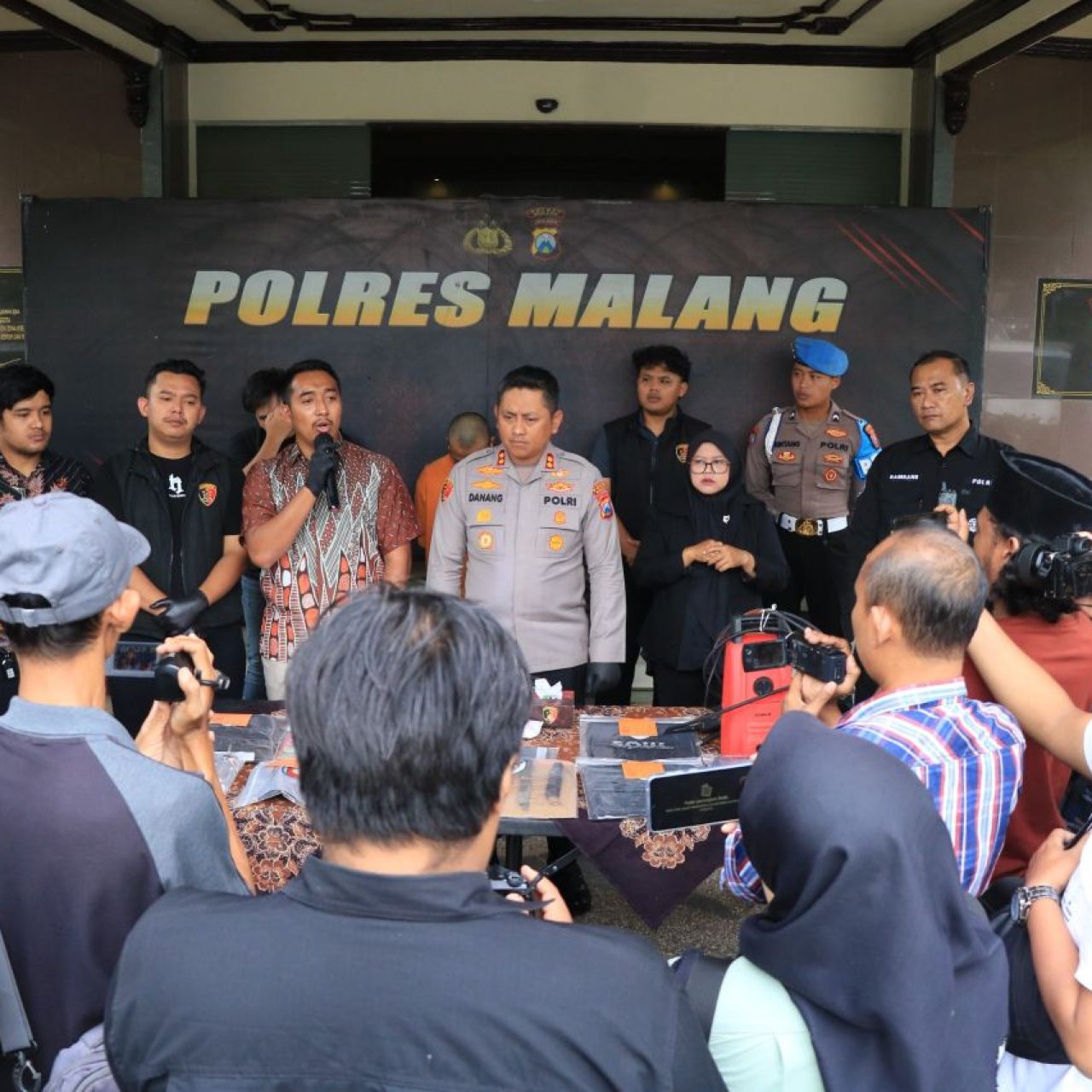 Polres Malang Amankan Tersangka Pembunuhan di Gondanglegi, Rebutan Toilet Berujung Maut