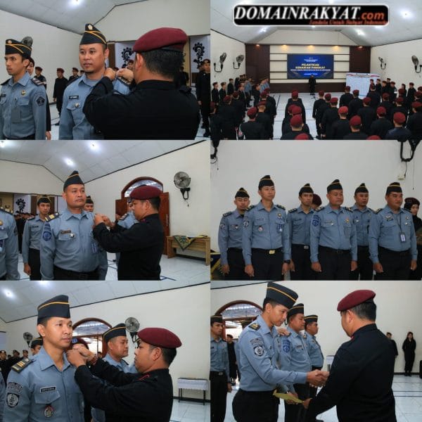 Lantik Kenaikan Pangkat 6 Pegawai, Kalapas Banyuwangi: Maknai dengan Peningkatan Kinerja