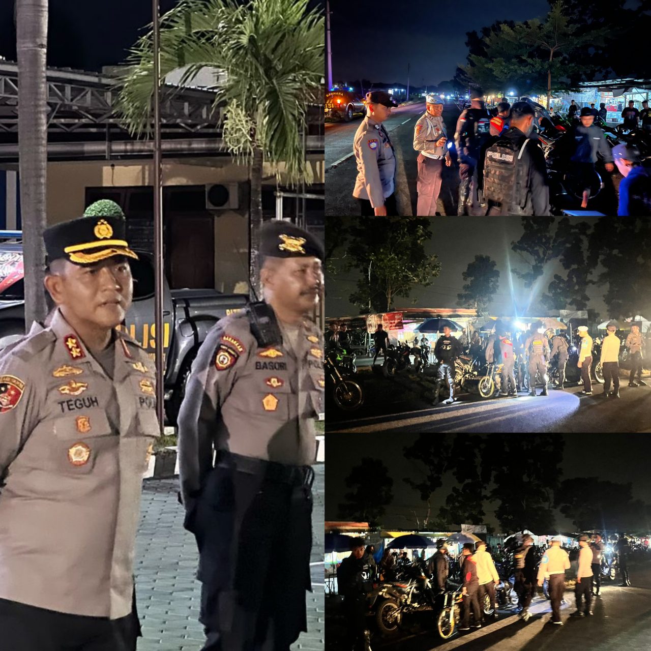 Cegah Aksi Balap Liar, Polresta Banyuwangi Gelar KRYD Amankan puluhan Motor Tak Standar