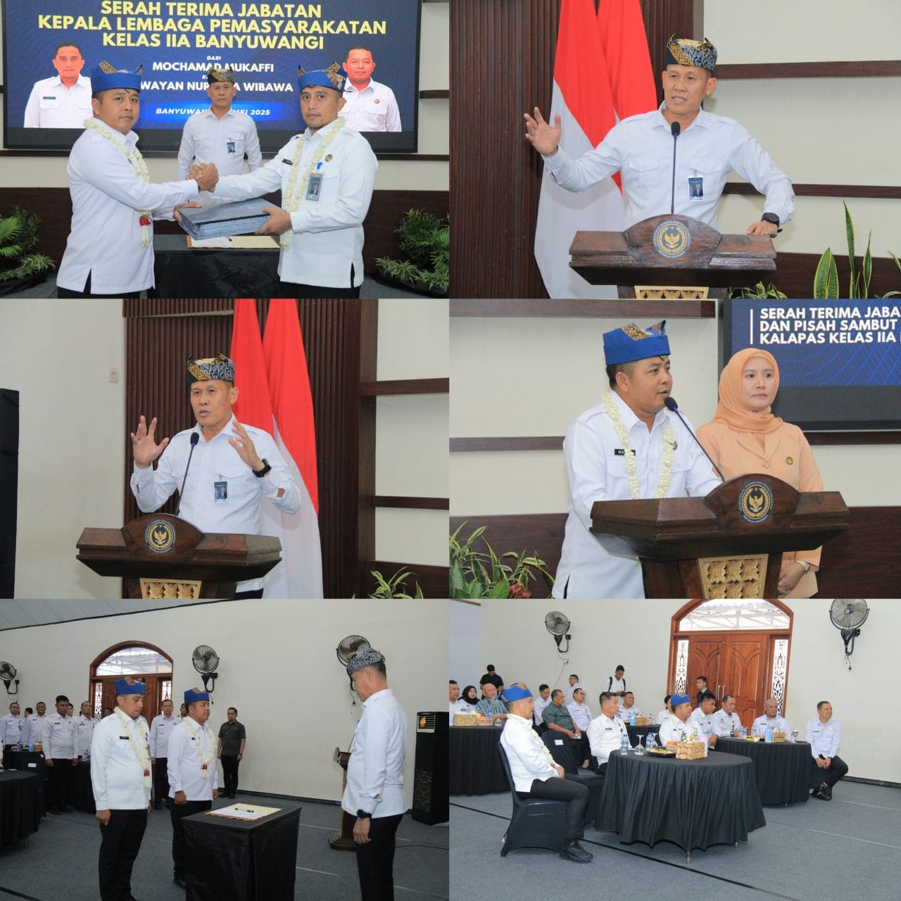 Pucuk Pimpinan Lapas Banyuwangi Berganti, Kakanwil Tegaskan Agar Kalapas Baru Perkuat Sinergi