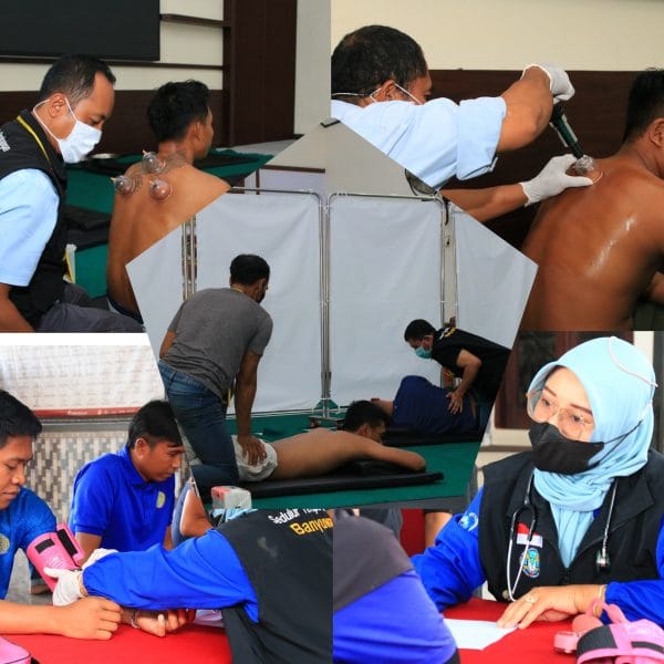 Lapas Banyuwangi Gelar Terapi dan Bekam bagi Pegawai dan Warga Binaan