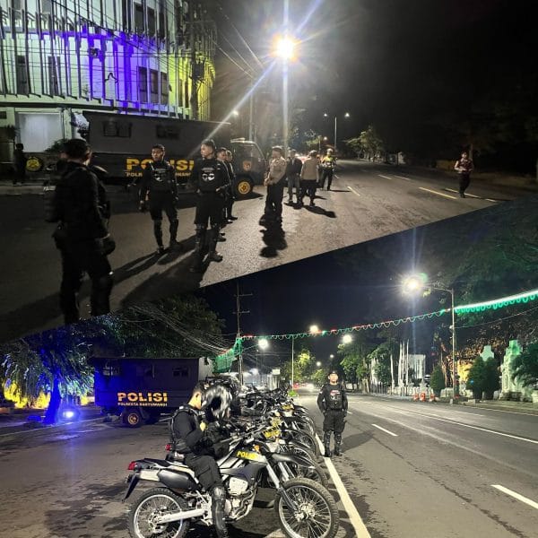 Jaga Keamanan Malam Hari, Polresta Banyuwangi Gelar KRYD Patroli Skala Besar