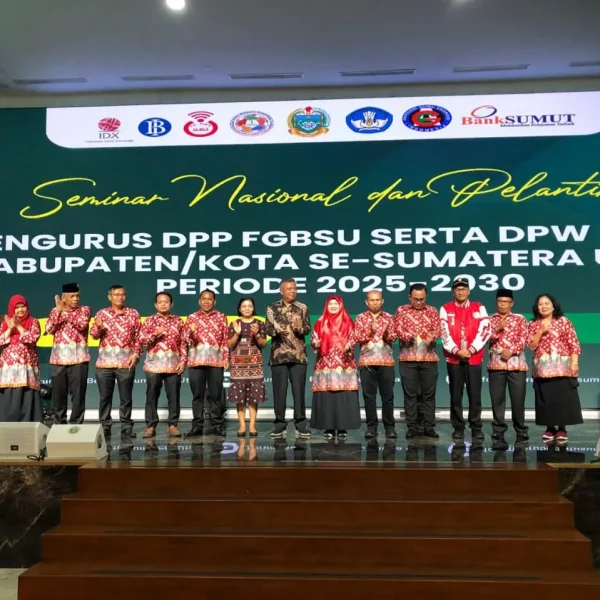 Pengurus Forum Guru Bersatu Sumut Periode 2025-2030 Resmi Dikukuhkan