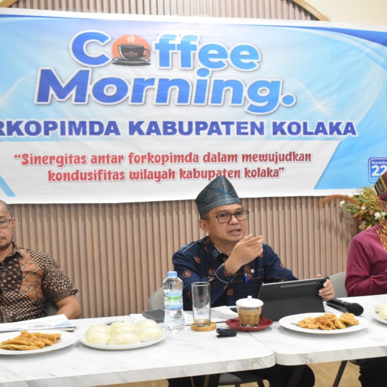 Bupati Kolaka Coffee Morning Bersama Forkopimda Bahas Sinergi Pembangunan