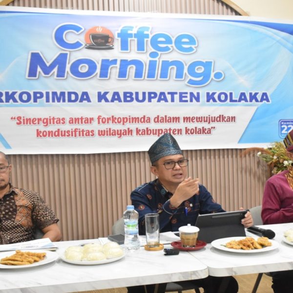 Bupati Kolaka Coffee Morning Bersama Forkopimda Bahas Sinergi Pembangunan