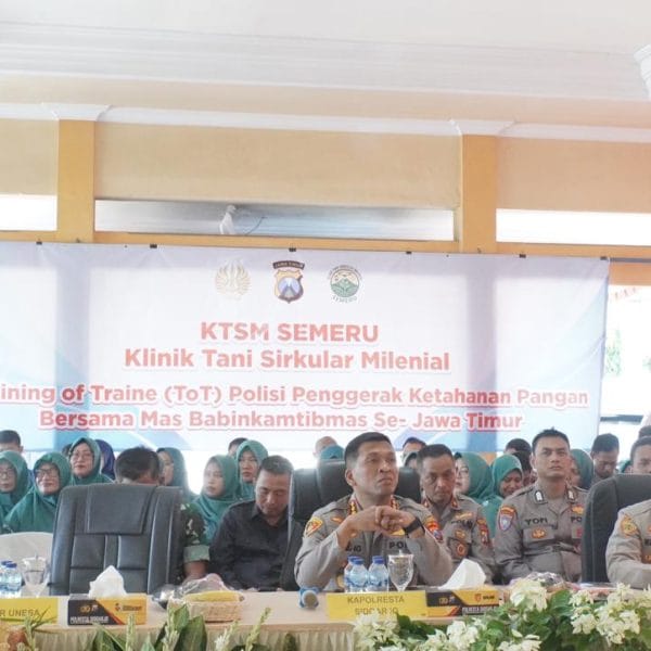 Kolaborasi Polda Jatim dan Unesa Luncurkan KTSM Semeru, Terobosan Program Ketahanan Pangan
