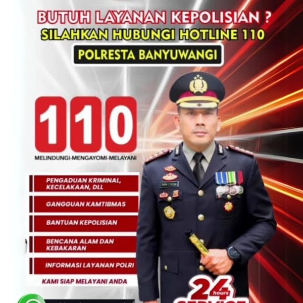 Beginilah Cara Polresta Banyuwangi Bikin Preman Pensiun, Lewat Call Center 110