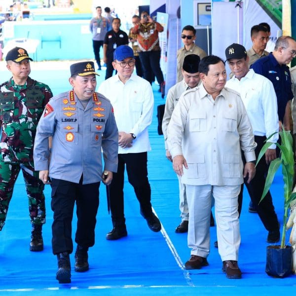 Presiden Prabowo Senang Panen Raya Jagung Inisiasi Polri Berhasil