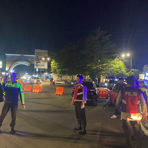 Patroli Presisi Gabungan Polres Pesawaran, Antisipasi Gangguan Kamtibmas Jelang Libur Panjang