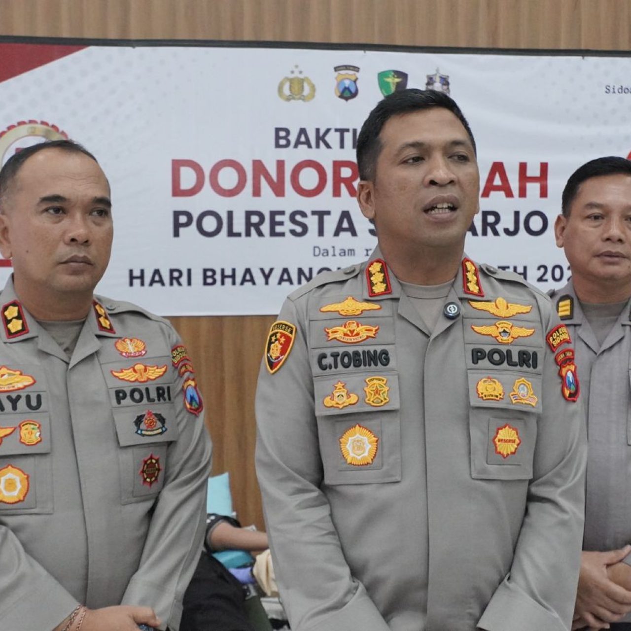 Sambut Hari Bhayangkara Ke-79, Polresta Sidoarjo Gelar Donor Darah untuk Kemanusiaan