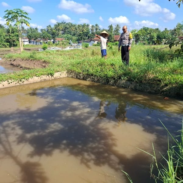 Bhabinkamtibmas Polsek Genteng Dorong Kualitas dan Gizi Program Presiden Prabowo melalui Pembinaan Peternak Ikan Nila di Desa Setail