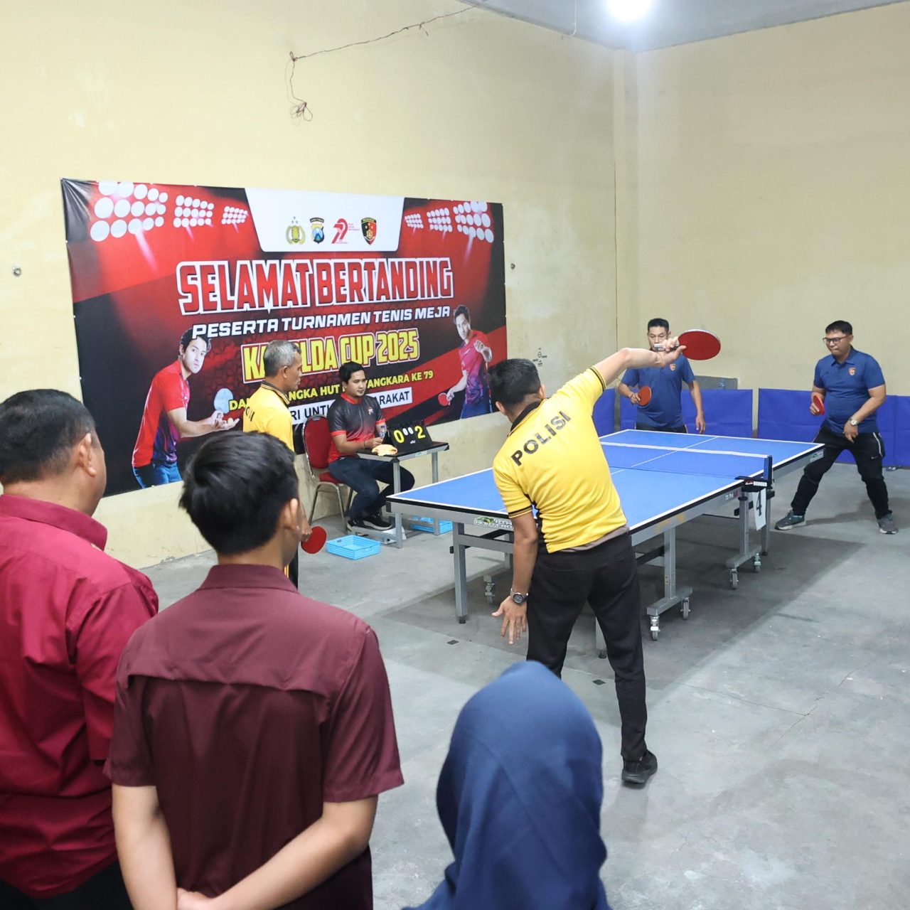 Peringati Hari Bhayangkara ke-79, Polda Jatim Gelar Tenis Meja Kapolda Cup 2025