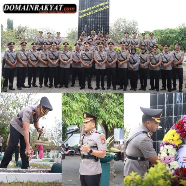 Kapolresta Banyuwangi Pimpin Ziarah Rombongan di TMP Wisma Raga Satria
