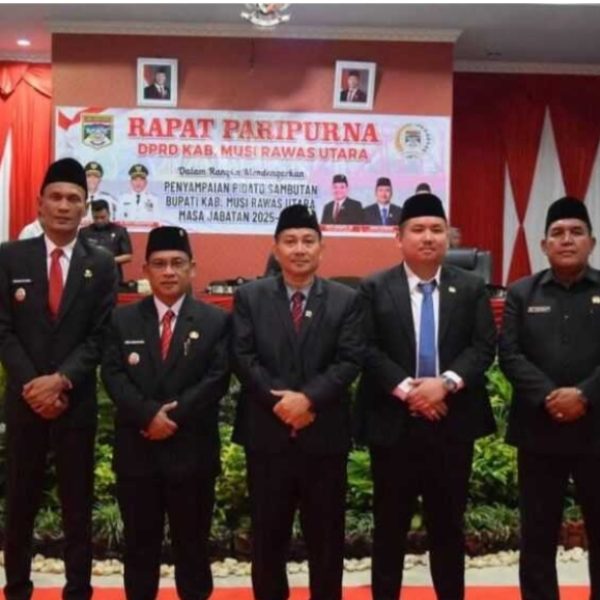 Ketua DPRD Muratara Pimpin Rapat Paripurna, Dalam Rangka Mendengarkan Pidato Sambutan Bupati Terpilih Periode 2025-2030